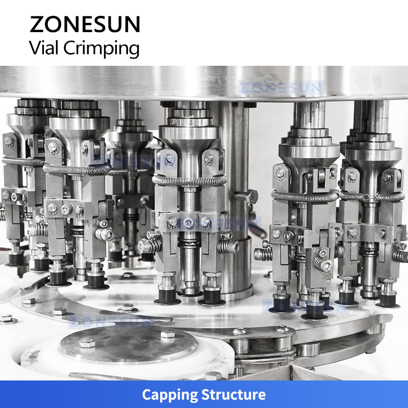 ZONESUN Vial Bottle Filling Crimping Machine