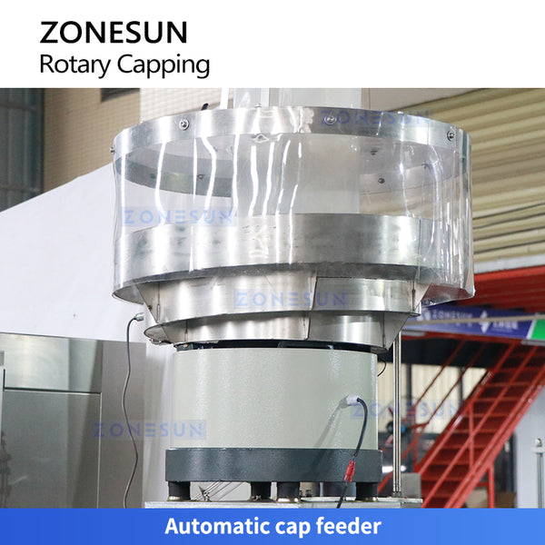 ZONESUN ZS-XG440K Automatic Wine Bottles ROTARY Corking Machine