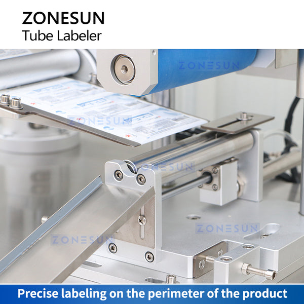 ZONESUN ZS-TB801D Semi Automatic Round Bottle Labeling Machine