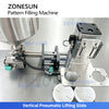 ZONESUN ZS-PGF5 Automatic Dual-Head Cosmetic Cream Pattern Filling Machine 5-80ml