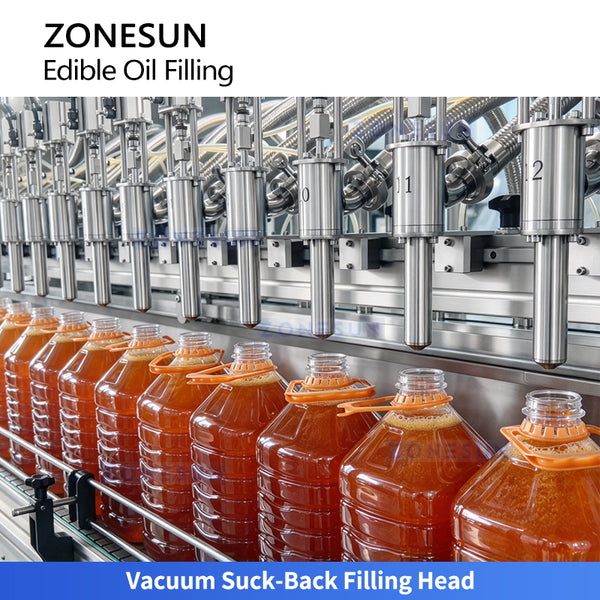 ZONESUN ZS-EVF05 Automatic Edible Oil Metering Pump Filling Machine