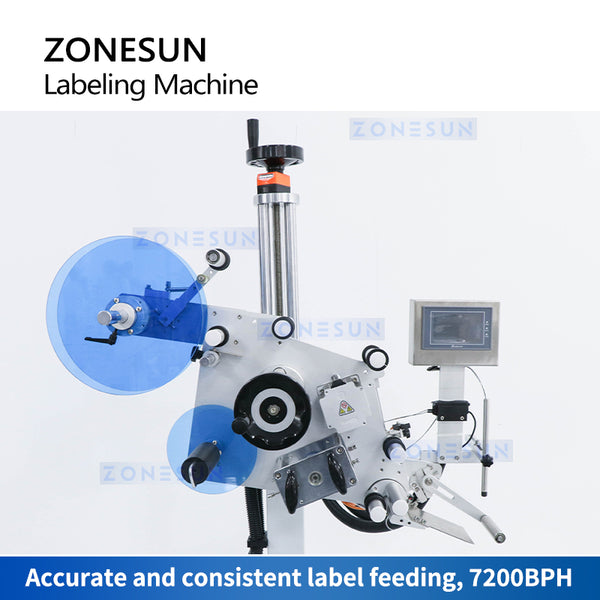 ZONESUN ZS-TB851 Automatic Flat Labeling Machine Label Applicator