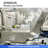 Plastic cap sorting machine