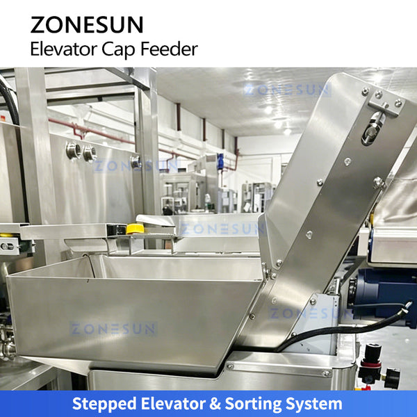 Plastic cap sorting machine