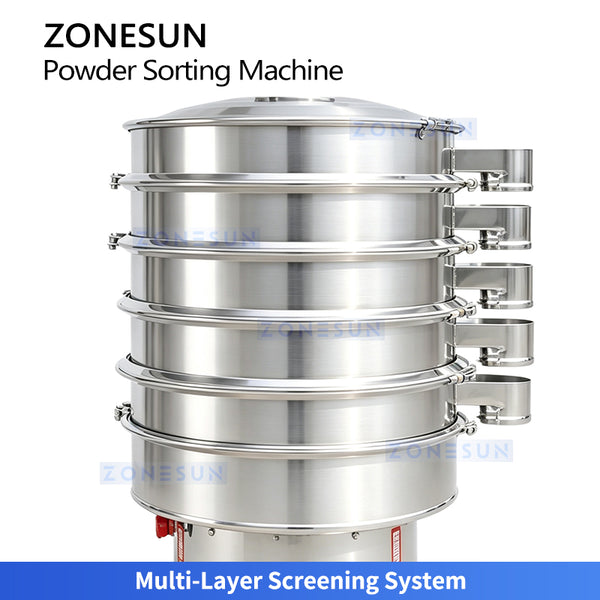 ZONESUN ZS-ZDS800 Vibratory Powder Screening Machine for Particle Separation