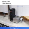 Automatic label rewinder