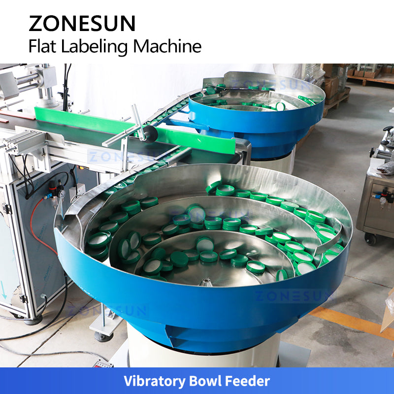 ZONESUN ZS-TB161PO Automatic Jar Cap Top and Side Real-Time Printing Flat Surface Labeling Machine