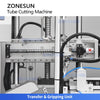 ZONESUN Fully Automatic ZS-JG25 V‑Cut Tube Cutting Machine for Cosmetic Pump Tubes & Sprayer Tubes | Industrial Tube Cutter