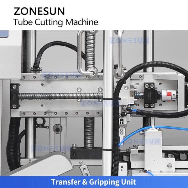 ZONESUN Fully Automatic ZS-JG25 V‑Cut Tube Cutting Machine for Cosmetic Pump Tubes & Sprayer Tubes | Industrial Tube Cutter