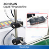 ZONESUN ZS-DPYT200 Dual Nozzle Diaphragm Pump Liquid Filling Machine