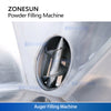ZONESUN ZS-FM2A Automatic Powder Filling Machine with Feeder System