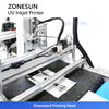 ZONESUN ZS-SUV1 UV Inkjet Printer with Paging Machine for Flat Pouch and Paper Boxes Coding