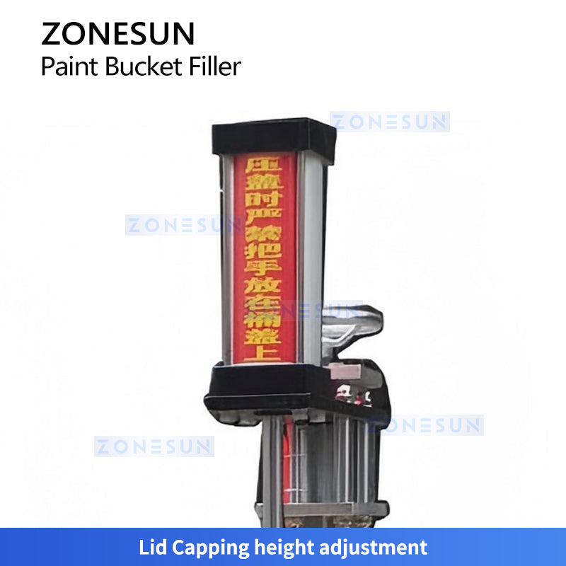 ZONESUN Paint Bucket Filling and Capping Machine