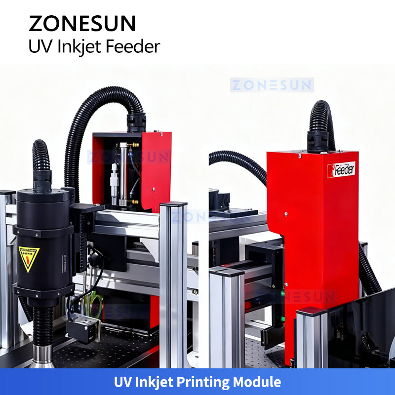 ZONESUN ZS-FYP6 Automatic UV Inkjet Coding Machine Instant Curing Printer for Labels & Cards