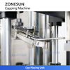 ZONESUN ZS-XG441RSL Servo Automatic Capping Machine for Bottles with Elevator