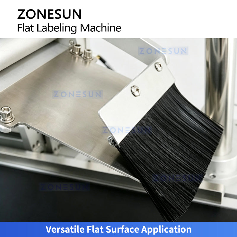 ZONESUN ZS-TB120M Automatic Flat Surface Labeling Machine Boxes Pouches Label Applicator