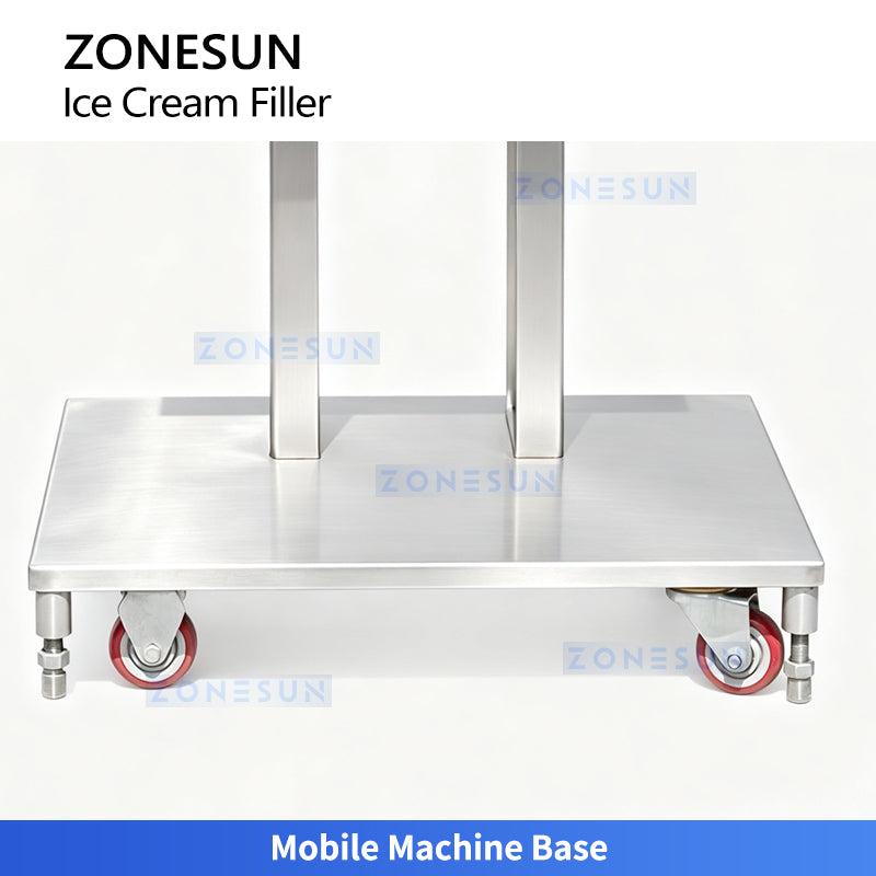 ZONESUN ZS-ICF01 Semi-Automatic Dual-Color Ice Cream Cup Filling Machine