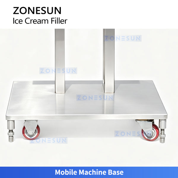 ZONESUN ZS-ICF01 Semi-Automatic Dual-Color Ice Cream Cup Filling Machine
