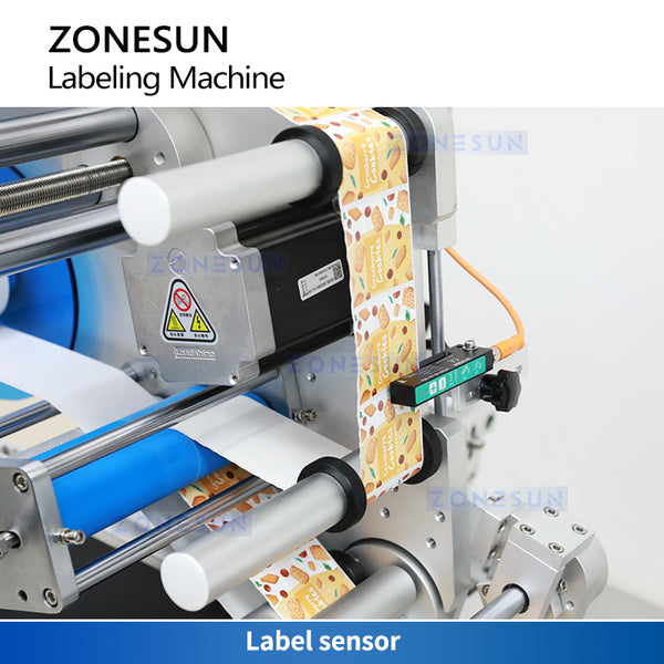 ZONESUN ZS-TB832 Automatic Paging Labeling Machine for Bags, Cards and Flat Cartons