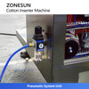 ZONESUN ZS-SED10 Automatic Cotton and Desiccant Inserting Machine Desiccant Feeder