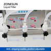 ZONESUN ZS-MP5000 Semi-automatic 6 Nozzles Magnetic Pump Liquid Filling Machine