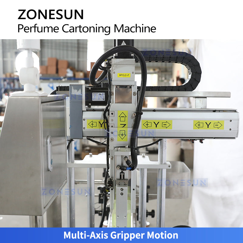 ZONESUN ZS-PB01 Perfume Bottle Cartoning Machine with Detection System