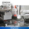ZONESUN ZS-ASP2 Automatic Spout Pouch Piston Pump Liquid Filling Capping Machine