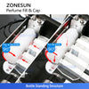 ZONESUN ZS-AFC17 Automatic Perfume Filling and Capping Monobloc Machine with Dual Peristaltic Pumps for EDT EDP Vial Packaging