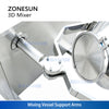 ZONESUN ZS-SBH10 3D Powder Mixing Machine for Dry Powders & Granules