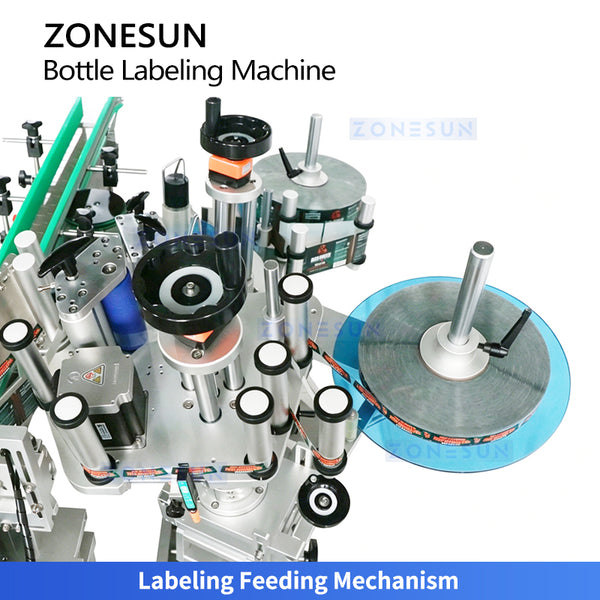 ZONESUN ZS-TB822L2 Automatic Wine and Beer Bottle Labeling Machine
