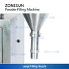 ZONESUN ZS-FM2000 200-2000g Automatic Powder Filling Machine