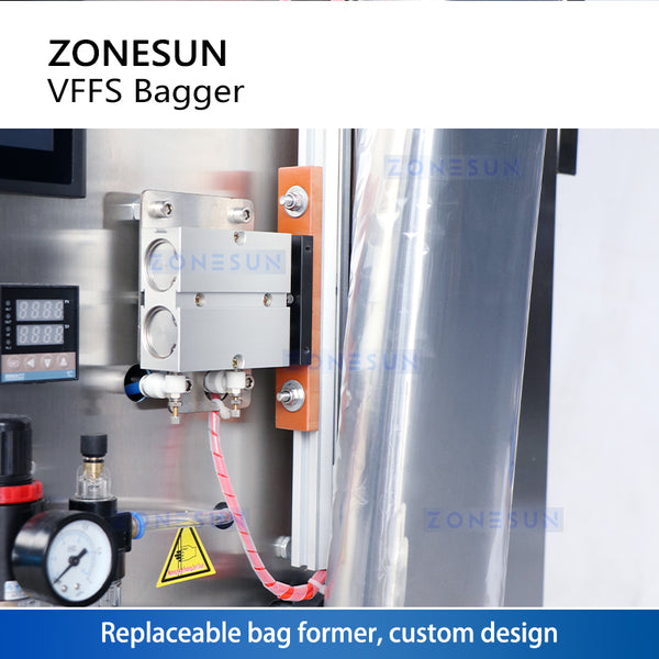ZONESUN ZS-FS02 Full Automatic Three Heads Small Pouch Granule Bag Weighing Filling Sealing Machine