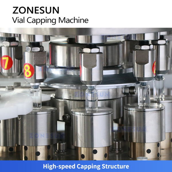 ZONESUN ZS-YG300 Automatic Vial Capping Machine Glass Vial Crimping Equipment