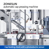 ZONESUN Automatic Press-On Cap Sealing Machine ZS-XG16D4