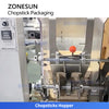 ZONESUN ZS-KZ60 Automatic Chopstick Packaging Machine with Printing & IR Drying, High Speed Paper Sleeve Packing Machine for Disposable Chopsticks