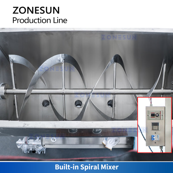ZONESUN ZS-FALU3 Automatic Paste Filling Capping Labeling Production Line