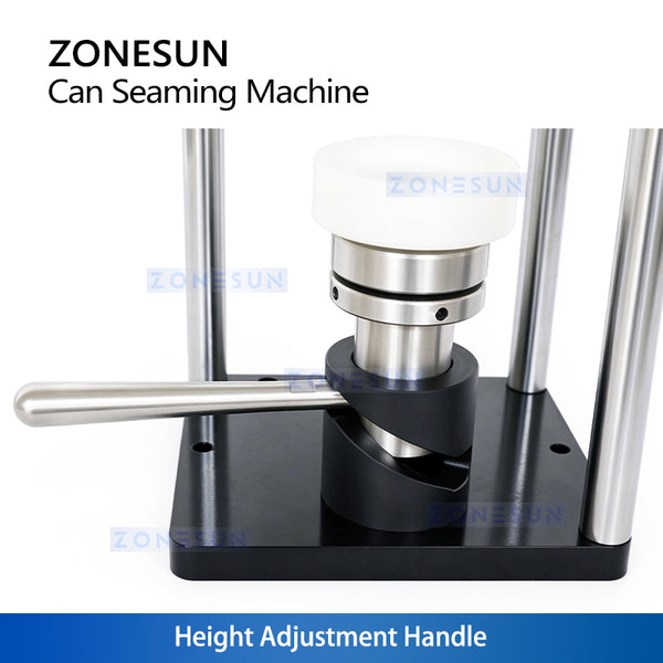 ZONESUN ZS-FJG100 Manual Can Seamer for PET & Aluminum Cans in Small-Batch Production