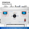 ZONESUN Induction Sealing Machine Plastic Bottles Continuous aluminum foils Sealer ZS-FS2200