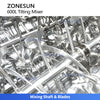 ZONESUN ZS-BM600L 600L Horizontal Tilting Ribbon Mixer for Powder and Granule Materials
