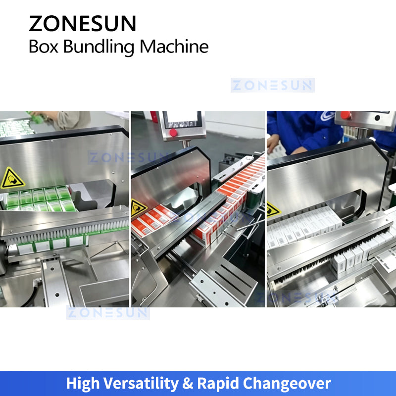 ZONESUN ZS-WK300 Automatic Carton Stacking and OPP/BOPP Banding Machine