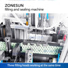 ZONESUN ZS-FS120C Filling Sealing Machine For Easy Snap Bag Liquid & Cosmetic
