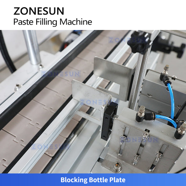 ZONESUN ZS-GY1C Pneumatic Paste & Liquid Filling Machine with Conveyor