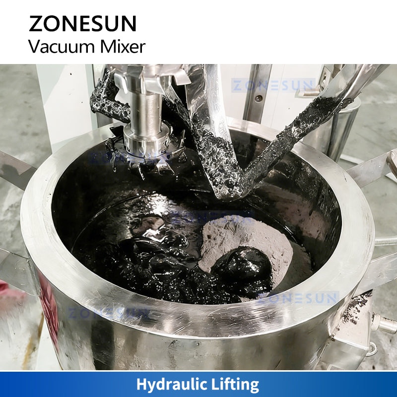 Industrial vacuum mixer