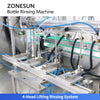 ZONESUN ZS-WB4 High-Speed Automatic Jerry Can Bottle Rinsing Equipment