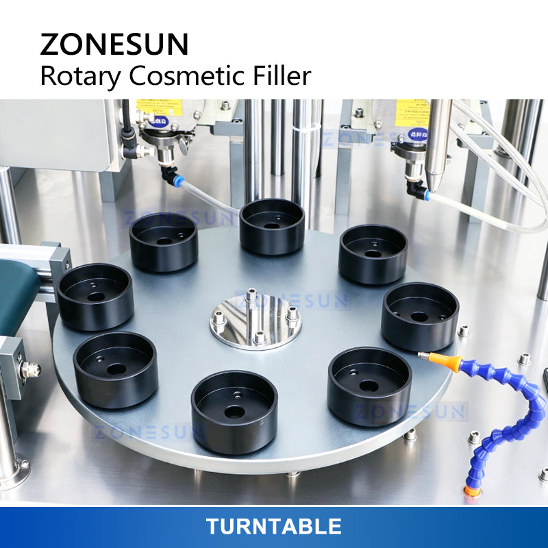 ZONESUN ZS-RSV4 Automatic 4-Color Cream Filling Machine Cosmetic Production Equipment