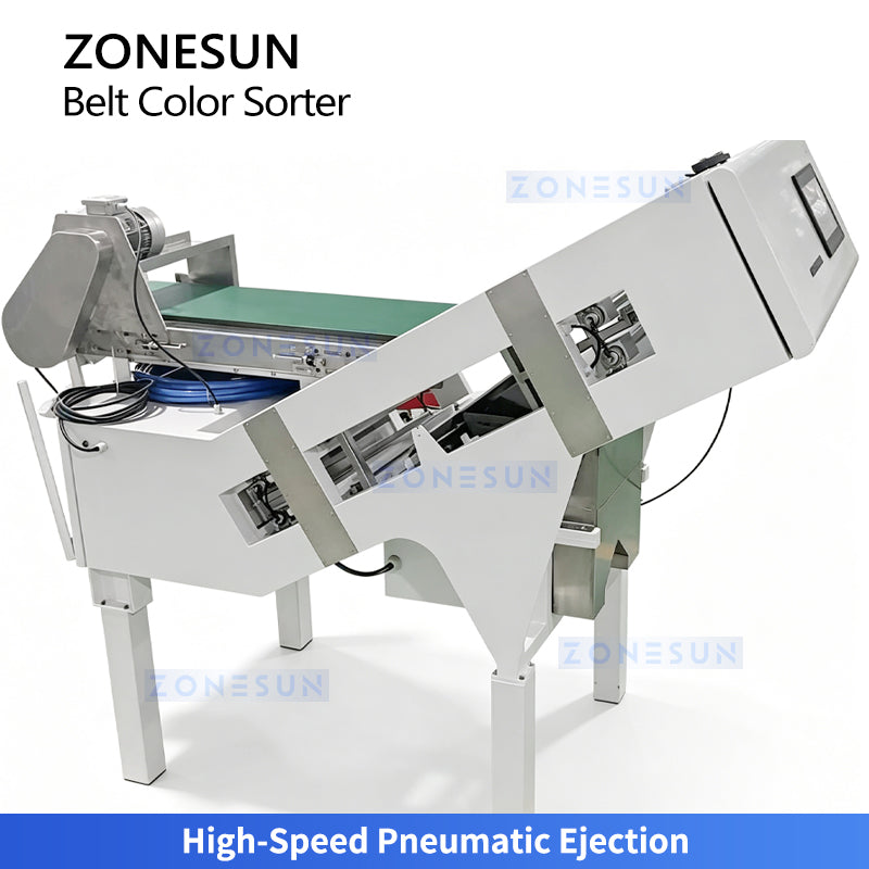 ZONESUN ZS-SXM3 Mini Belt Type CCD Color Sorter for Grains Seeds Coffee Beans & Nuts