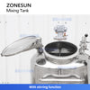 ZONESUN Pneumatic Mixing Tank Blender ZS-PMT100L