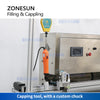 ZONESUN ZS-ASP3 Semi Automatic Spout Pouch Magnetic Pump Liquid Filling Capping Machine