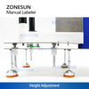 ZONESUN ZS-TB3 Manual Labeling Machine for Round, Square, Polygon Bottles