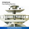 ZONESUN ZS-KCS5 Manual Cup Sealer Machine for Plastic Cups Milk Tea Coffee & Yogurt Shops Fast Heat Sealing with Adjustable Molds